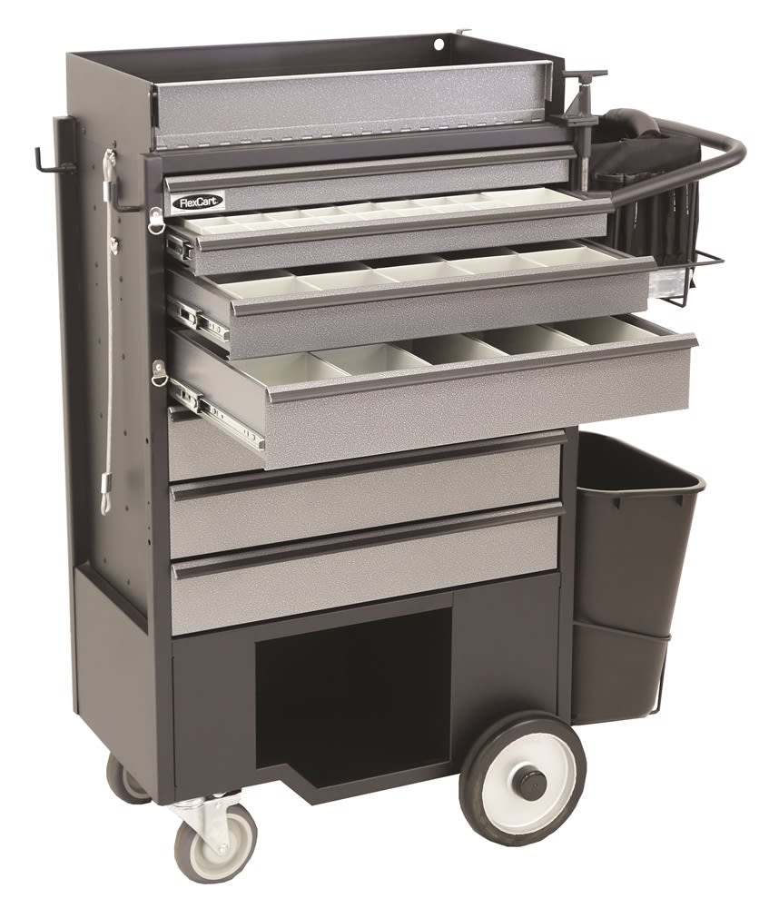 GuestSupply US | FlexCart General Maintenance Cart No Tools (FC-200NT)